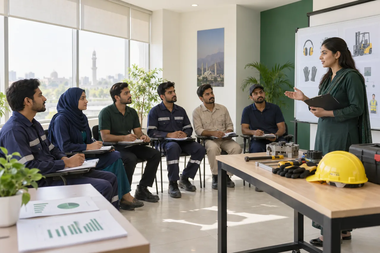 Illustrative group candidate orientation and assessment session